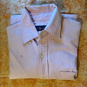 Ralph Lauren Men's Light Pink Button Down Shirt